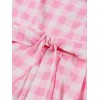 Plus Size Pink Plaid Strap Dress Plus Size Pink Plaid Strap Dress