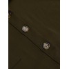 Army Green Solid Lace-up Romper Army Green Solid Lace-up Romper
