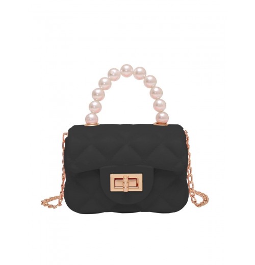 Pearl Argyle Chain Strap Mini Handbag Pearl Argyle Chain Strap Mini Handbag