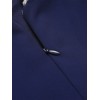 Dark Blue Patchwork Pencil Dress Dark Blue Patchwork Pencil Dress
