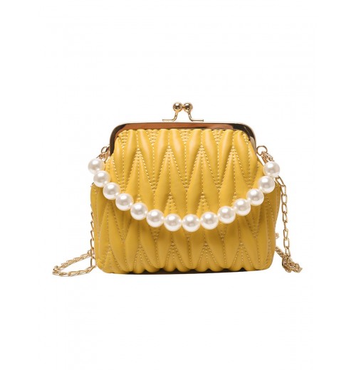 Pearl Chain Solid Frame Bag Pearl Chain Solid Frame Bag