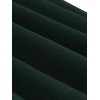 Plus Size Dark Green V-Neck Solid Swing Dress Plus Size Dark Green V-Neck Solid Swing Dress