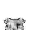 Plus Size Black Gingham Plaid Belted Swing Dress Plus Size Black Gingham Plaid Belted Swing Dress