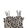 Plus Size Black Spaghetti Strap Daisy Dress Plus Size Black Spaghetti Strap Daisy Dress