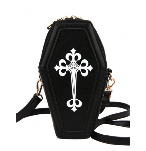 Halloween Latin Cross Coffin Bag Halloween Latin Cross Coffin Bag