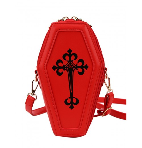 Halloween Latin Cross Coffin Bag Halloween Latin Cross Coffin Bag