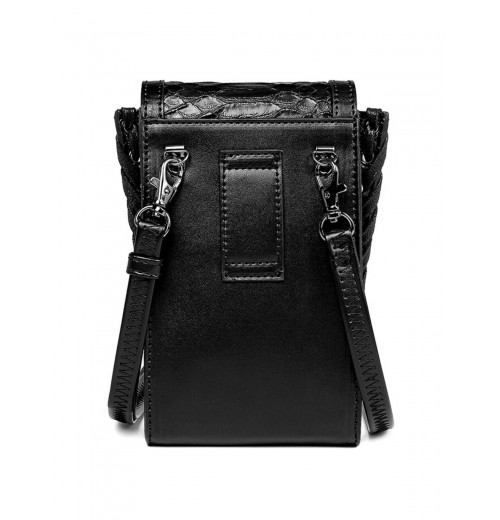 Black Halloween Embroidered Skull Bag Black Halloween Embroidered Skull Bag