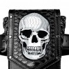 Black Halloween Embroidered Skull Bag Black Halloween Embroidered Skull Bag