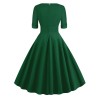 Solid Sweetheart Fold Swing Dress Solid Sweetheart Fold Swing Dress