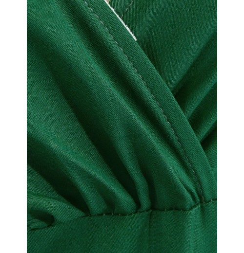 Solid Sweetheart Fold Swing Dress Solid Sweetheart Fold Swing Dress