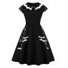 Plus Size Black Bat Swing Dress Plus Size Black Bat Swing Dress