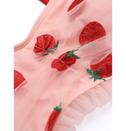 Lace Strawberry Cami Tankini Set Lace Strawberry Cami Tankini Set