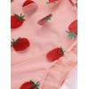 Lace Strawberry Cami Tankini Set Lace Strawberry Cami Tankini Set
