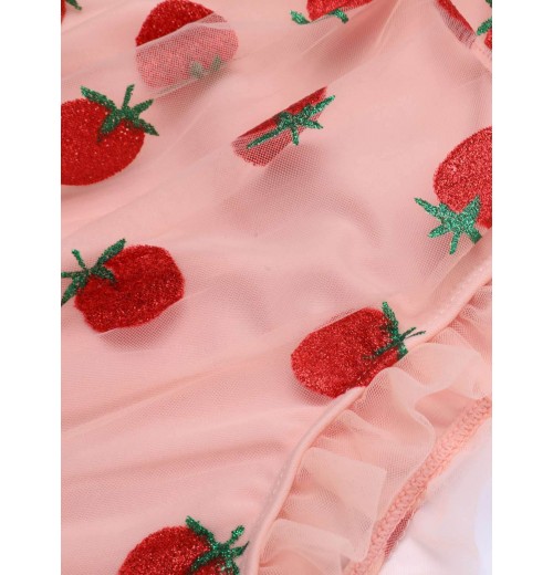 Lace Strawberry Cami Tankini Set Lace Strawberry Cami Tankini Set
