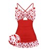 Polka Dot Bowknot Patchwork Swimsuit Polka Dot Bowknot Patchwork Swimsuit