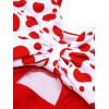 Polka Dot Bowknot Patchwork Swimsuit Polka Dot Bowknot Patchwork Swimsuit