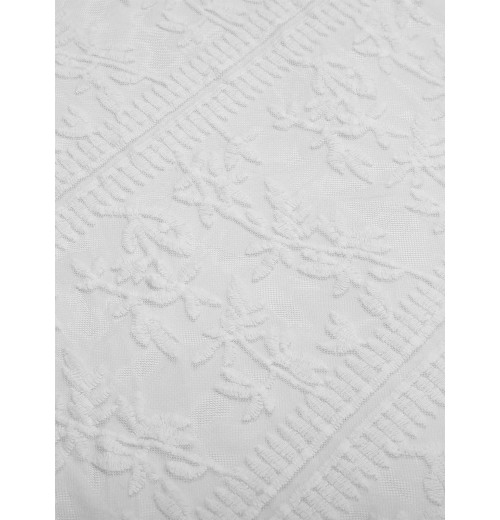 White Lace V-neck Wrap Cover-up White Lace V-neck Wrap Cover-up